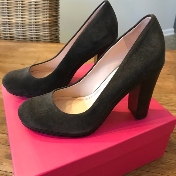 Ella, Plenty by Tracy Reese, 38M Size 8, 4” Heel, Coffee Suede, Never Worn - Picture 6 of 7